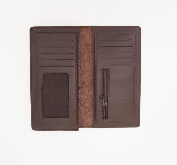 Space Long Wallet- Brown - Image 2