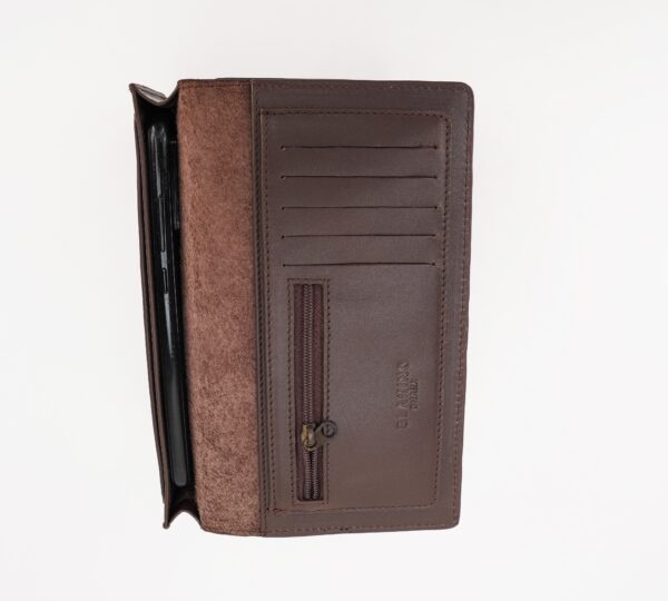 Space Long Wallet- Brown - Image 3