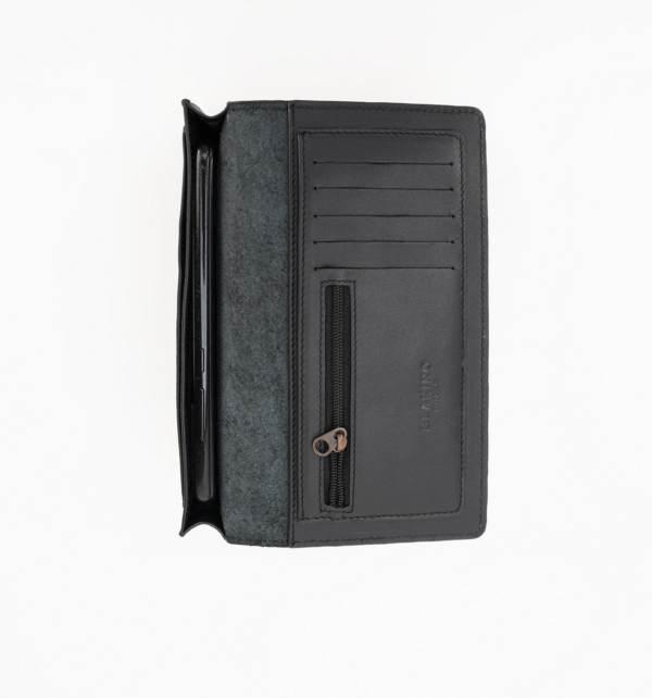 Space Long Wallet- Black - Image 3