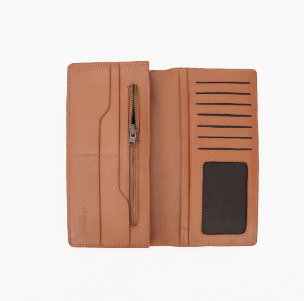 Aristo Long Wallet- Camel - Image 2