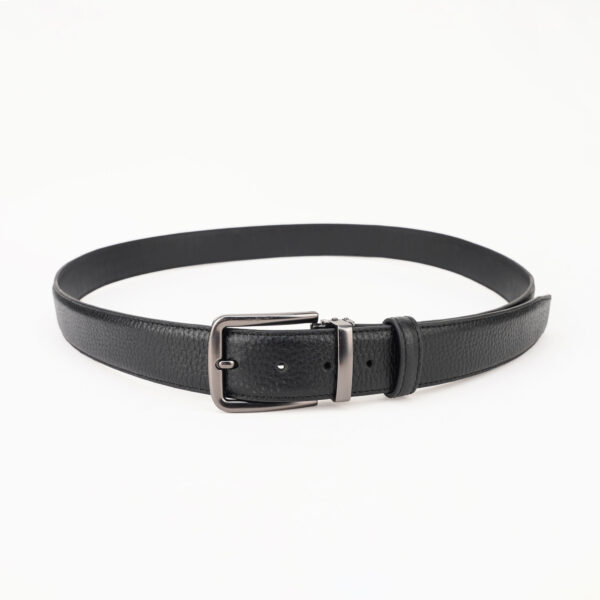 Black Leather Belt - Image 4