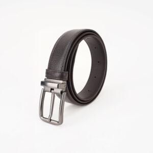 Chocolate Brown Leather Belt