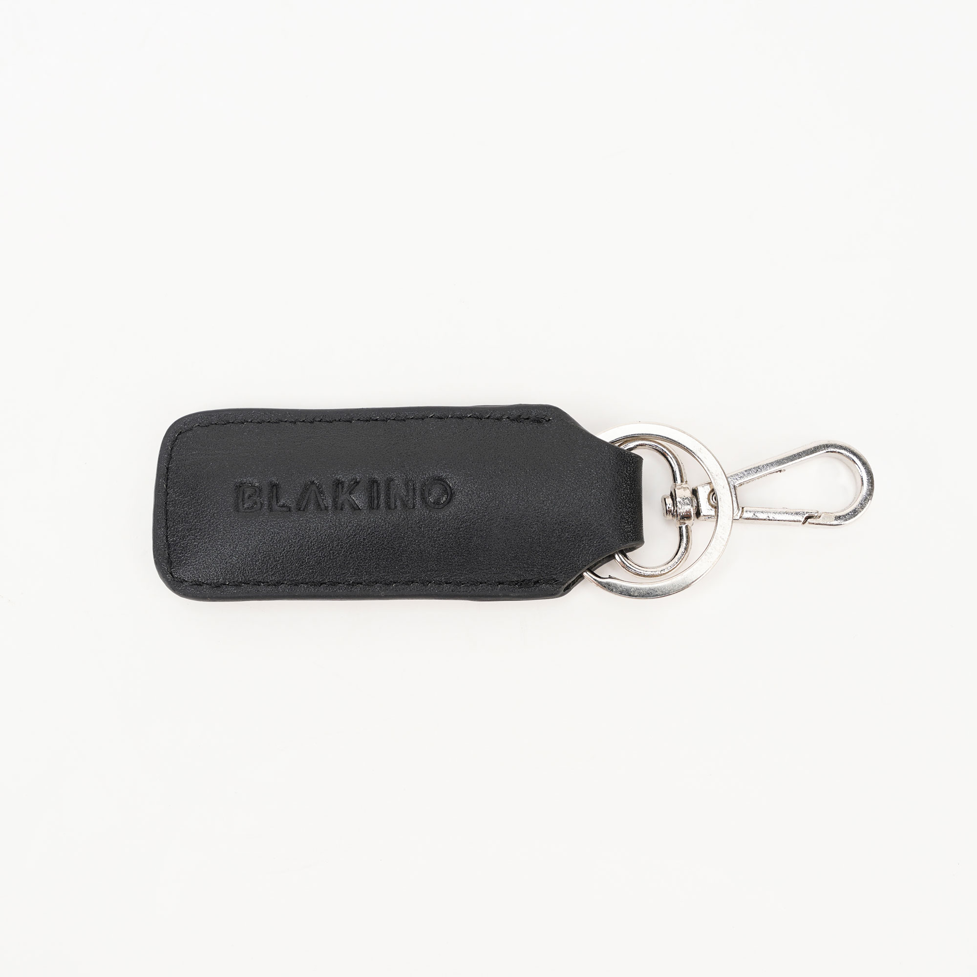 Black Leather Key Ring